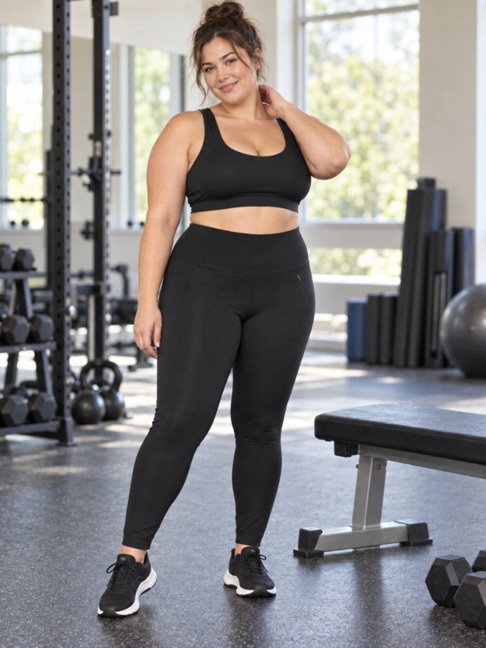 JoyLab Women’s Black Seamless High-Rise Leggings Size XXL Stretch Activewear